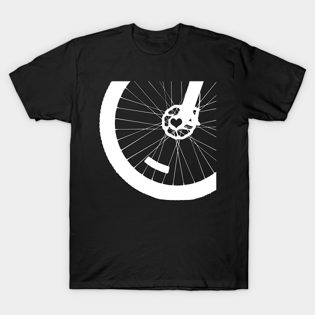 bicycle love T-Shirt by Mamon